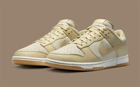 tan color dunks.